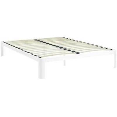 Corinne White Full Bed Frame by MODWAY
