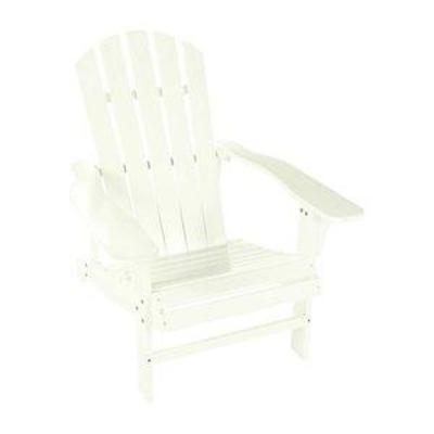 Jennings Jennings White Wood Adirondack Chair