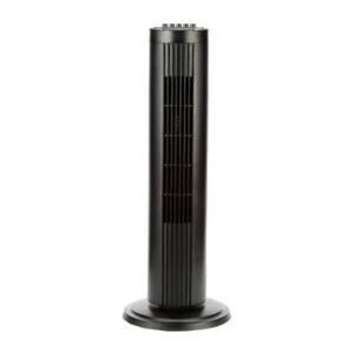 Mainstays 27 3-Speed Oscillating Tower Fan, Model# Z10-10NB, Black