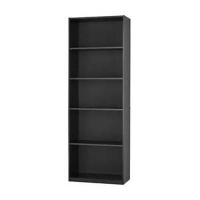Mainstays Mainstays 71 5 Shelf Bookcase, Black 5 Shelf Bookcase, Black