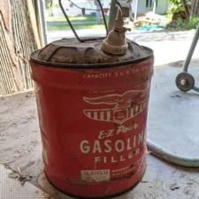 5 Gallon E-Z Pour Gasoline Filler