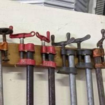 (6) Pipe Clamps
