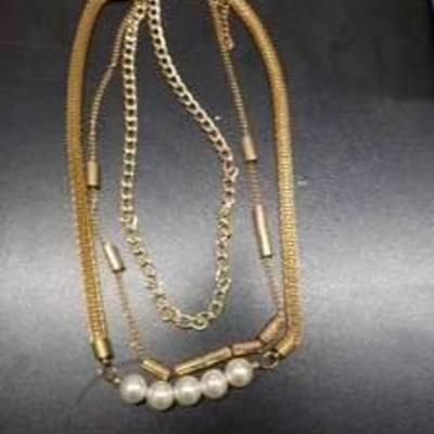 Btime Hanging pearl necklace