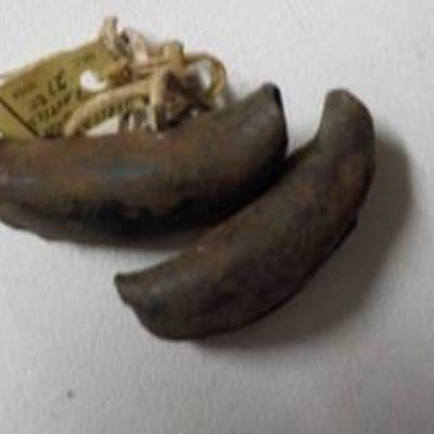 African iron bell rattles   each is 3 long