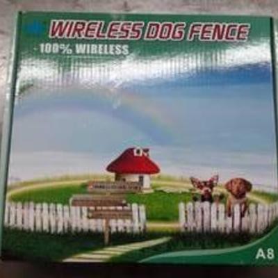 Wireless Dog Fence Pet Containment System, Safe Effective BeepShock Dog Fence, Dual Antenna Stronger and More Stable Signal 100 Levels,...