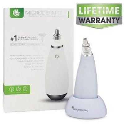 Microderm GLO MINI Diamond Microdermabrasion and Suction Tool - Best Pore Vacuum for Skin Toning - #1 Advanced Facial Treatment Machine -...