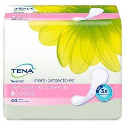 Tena Serenity Incontinence Liners, Very Light Absorbency, Liners, Long, 44 count