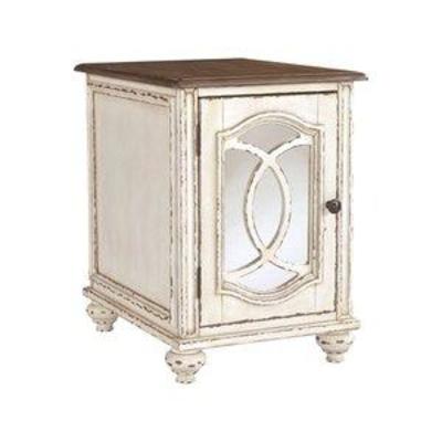 Realyn Chair Side End Table WhiteBrown - Signature Design by Ashley
