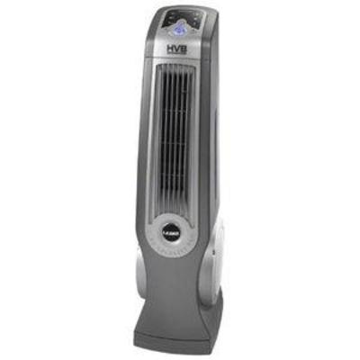 Lasko 4930 Oscillating High Velocity Tower Fan with Remote Control - Features Built-in Timer and Louvered Air Flow Control
