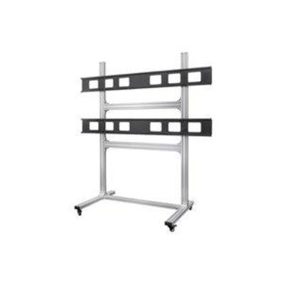 Monoprice 2x2 Video Wall Display Cart with Micro Adjustment Arms