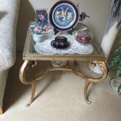 Brass & Glass Tables 