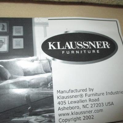 Klaussner Beautiful Living Room Suite  