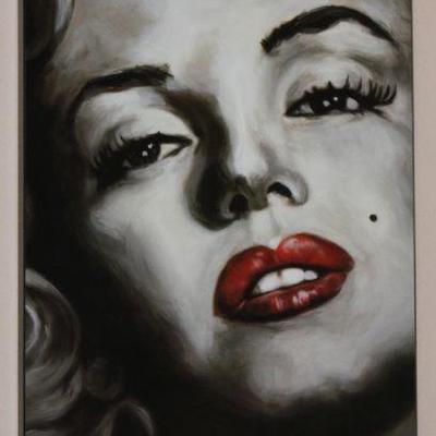 Glamorous Marilyn Monroe Photography Wall Art by Frank Ritter (19.5â€ x 39â€)