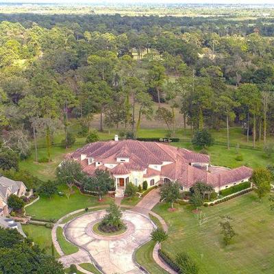 Ariel View of 12,000 Square Foot Home