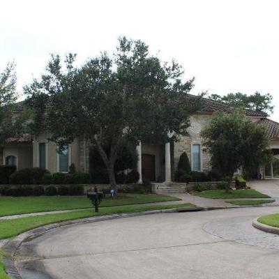 Front view of house from left