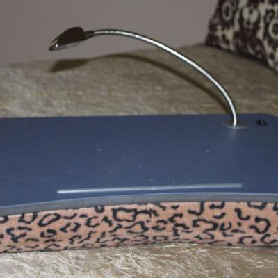 SPI Leopard Print Lap Desk with Lamp