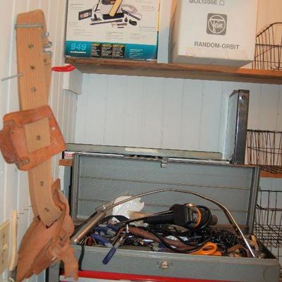 Tool boxes and belts