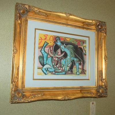 "Bullfight" Picasso print