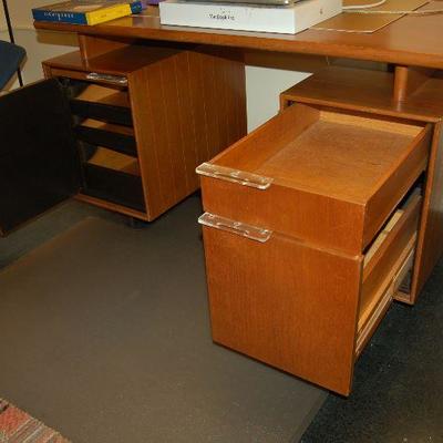 1937 oak desk by Gilbert Rohde for Herman Miller