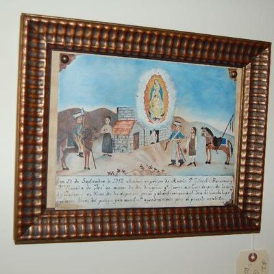 1832 paint on tin