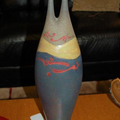 One of several art pottery pieces