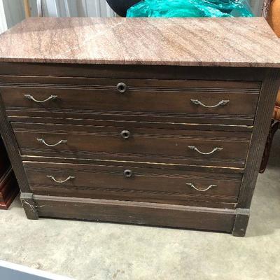 LAN9930 https://www.ebay.com/itm/124268178550 LAN9930: Antique Marble Top Washstand Dresser Local Pickup Auction  Starts After 6PM...