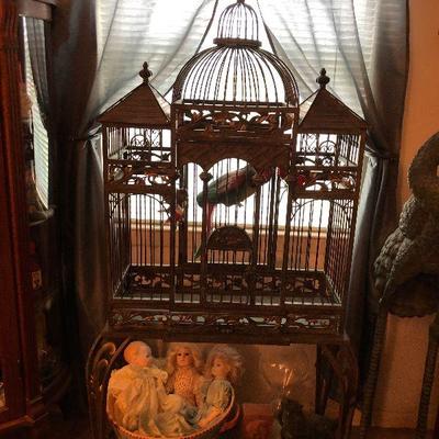 WL5021 https://www.ebay.com/itm/114315413312 WL5021: Antique Metal Birdcage on Stand Local Pickup Auction  Starts After 6PM 07/22/2020 