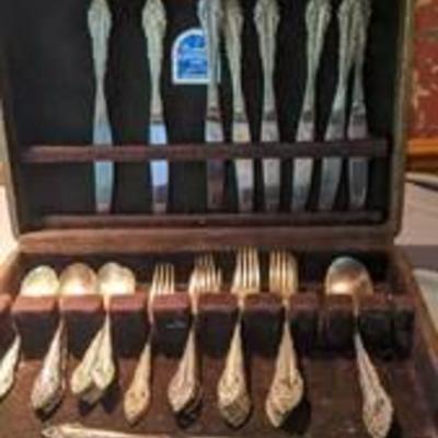 54 pieces silver plate