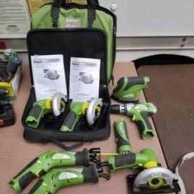 Lot of 8 Power Smith Power Tools - Battery Not Included - See Description for Additional Details