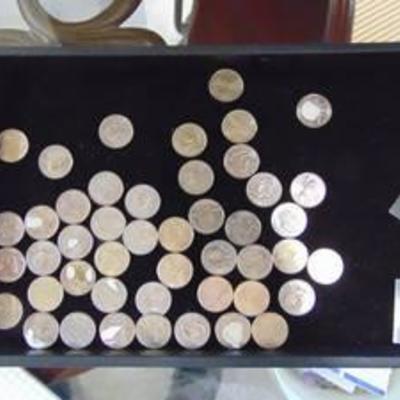 46 State Quarters and 2 $1 Coins