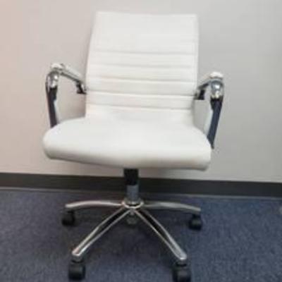 Roller Office Chair - White