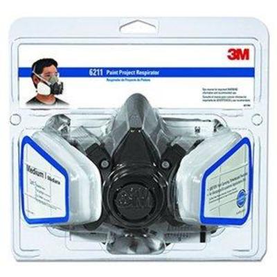 3M Paint Project Respirator, Medium - R6211