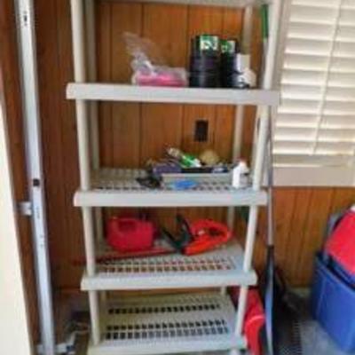 Shelving Unit & Contents