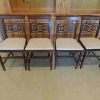 Vintage Game Table Chairs (4 ea)