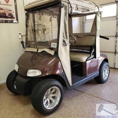 50	
EZ Go Golf Cart with Battery Charger
EZ Go Golf Cart

See the video See the video here: https://www.youtube.com/watch?v=afLhATfS5AQ
