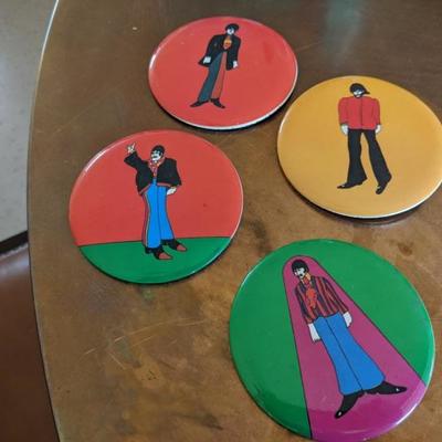 Set of 4 Beatles buttons $7 for all