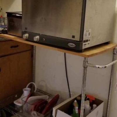 Restaurant cart, oven & deep fryer