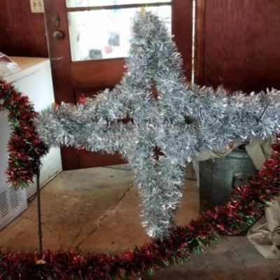 Vintage downtown Menasha Christmas decoration.