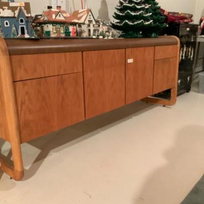 Midcentury modern Madison console table. 