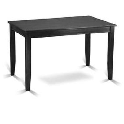 Buckland Counter Height Rectangular Table 30x48 in Black Finish