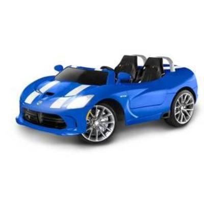 #Kid Trax Dodge Viper SRT 12V Battery-Powered Ride-On Toy, Blue
