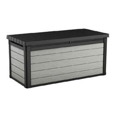 Keter Denali 150 Gallon Resin Large Deck Box - Organization and Storage for Patio Furniture, Outdoor Cushions, Garden Tools and Pool...