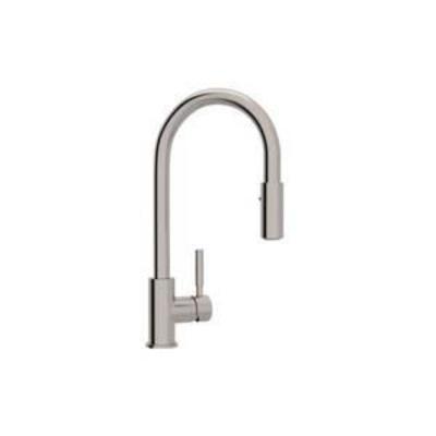 Rohl Lux Side Lever Stainless Steel Pull-Down Kitchen Faucet R7520SS