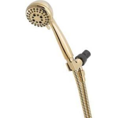 Delta Faucet 75502PB Universal Showering Components Five Spray Massage Hand Shower Unit, Polished Brass