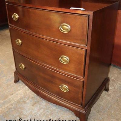 Lot: 641 - Ralph Lauren burl mahogany 3 drawer oversized bed

Ralph Lauren burl mahogany 3 drawer oversized bed side stand with power...