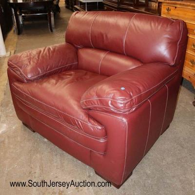 Lot: 674 - NEW La-Z-Boy Furniture double stitched QUALITY

NEW La-Z-Boy Furniture double stitched QUALITY leather oversized club chair in...