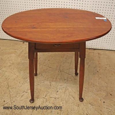 Lot: 598 - L. J. & G. Stickley Furniture SOLID Cherry 1

L. J. & G. Stickley Furniture SOLID Cherry 1 drawer antique style table made in...
