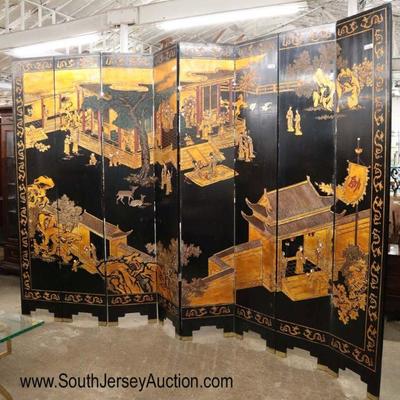 Lot: 589 - VINTAGE 8 panel Asian decorated room screen

VINTAGE 8 panel Asian decorated room screen finished on both sides - some wear
