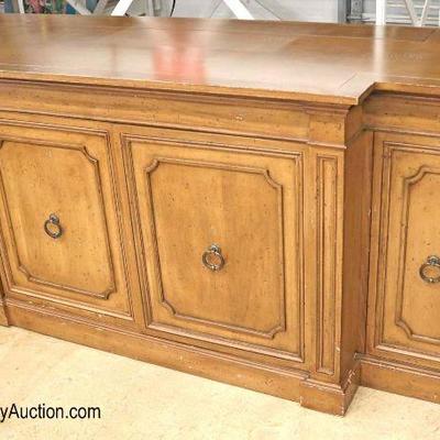 Lot: 437 - Solid mahogany antique distressed finish

Solid mahogany antique distressed finish television lift cabinet with remote control...