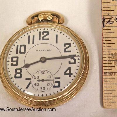 Lot: 499 - 10 karat yellow gold rolled pocket watch by

10 karat yellow gold rolled pocket watch by Waltham
